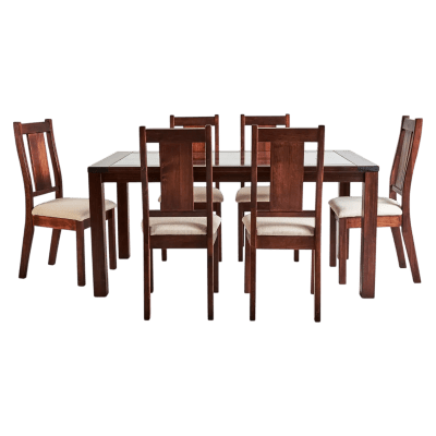 JUEGO COMEDOR SISAL RECT. 6 SILLAS
