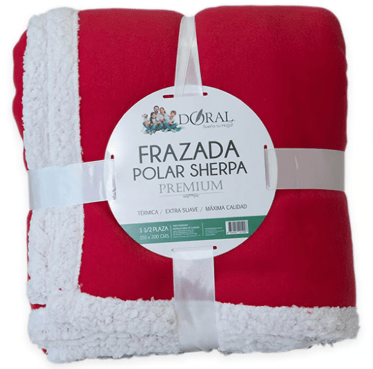 FRAZADA POLAR SHERPA PREMIUM 2 PLAZAS