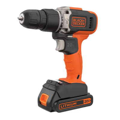 TALADRO PERCUTOR INALAMBRICO 20V BLACK+DECKER