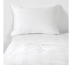 SÁBANAS 2 PLAZAS DOBBY BLANCO 500 HILOS 0