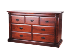 CÓMODA VIENA 7 CAJONES CHOCOLATE 0