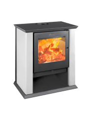 ESTUFA A LEÑA CLASSIC 500 BLANCO AMESTI 0