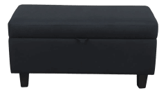 BANQUETA PIECERA 90 CM NEGRO 0
