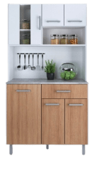 MUEBLE COCINA 6 PUERTAS + 1 CAJON AL 0