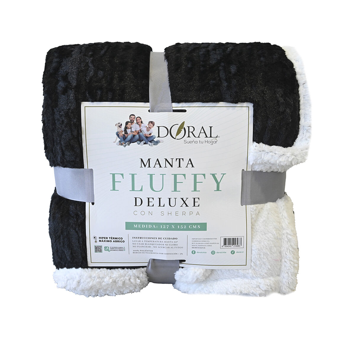 MANTA FLUFFY DELUXE C/SHERPA DORAL4