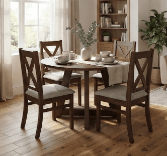 COMEDOR REDONDO TOSCANA 4 SILLAS MUVAL5