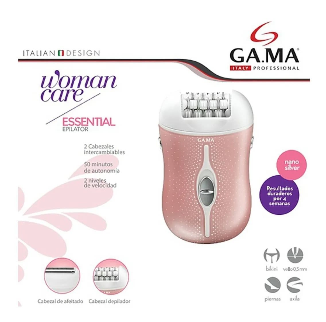 DEPILADORA ESSENTIAL EPILATOR WOMAN CARE GAMA2