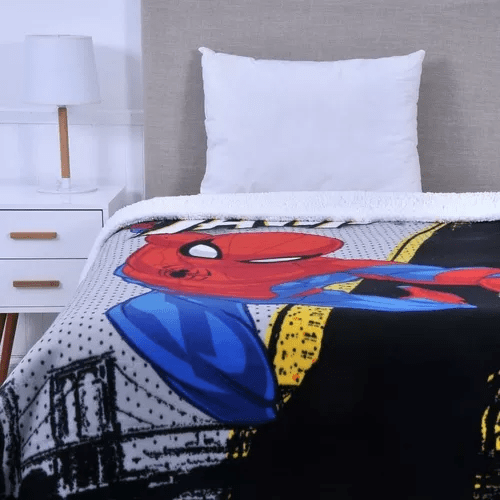 FRAZADA SHERPA SPIDER-MAN2