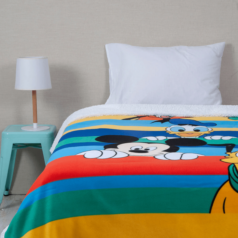 FRAZADA SHERPA MICKEY Y AMIGOS6