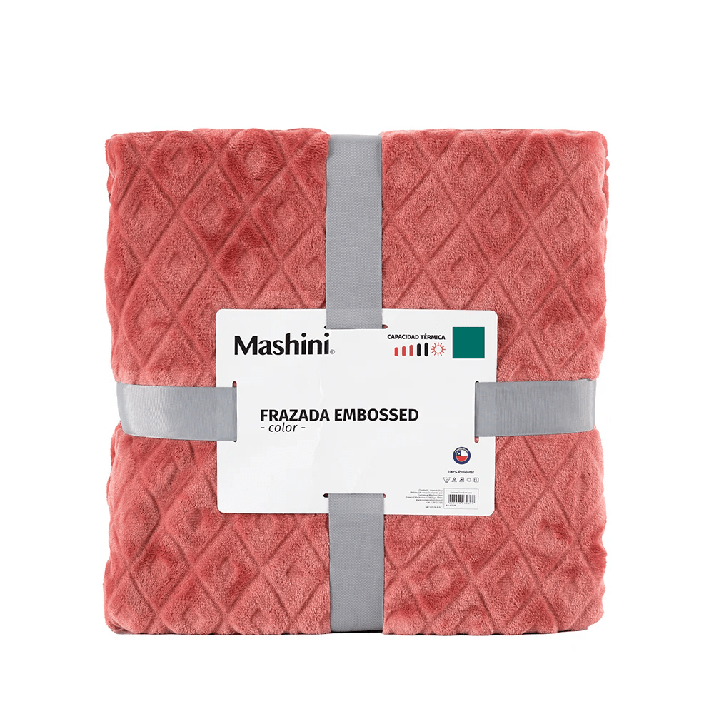 FRAZADA EMBOSSED KING MASHINI3