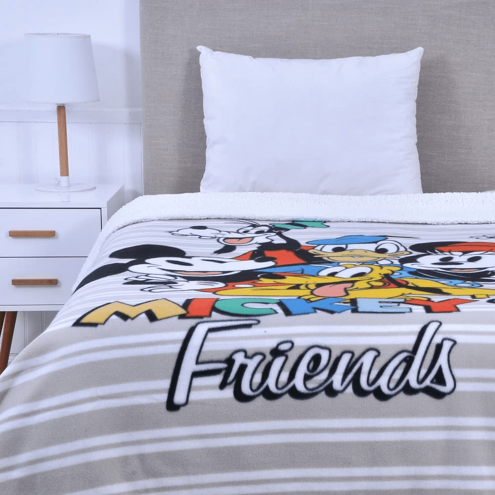 FRAZADA SHERPA MICKEY Y AMIGOS2