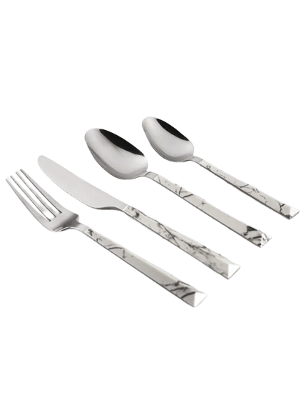 SET CUCHILLERIA 24P MARBLE1