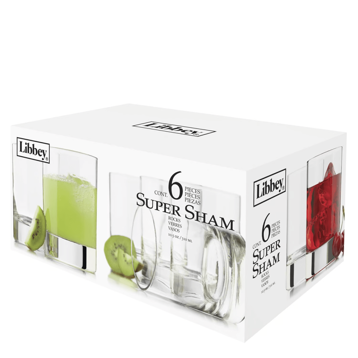 SET 6 VASOS LIBBEY SUPER SHAM ROCKS3