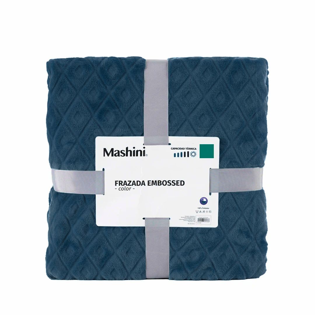 FRAZADA EMBOSSED 2P MASHINI6
