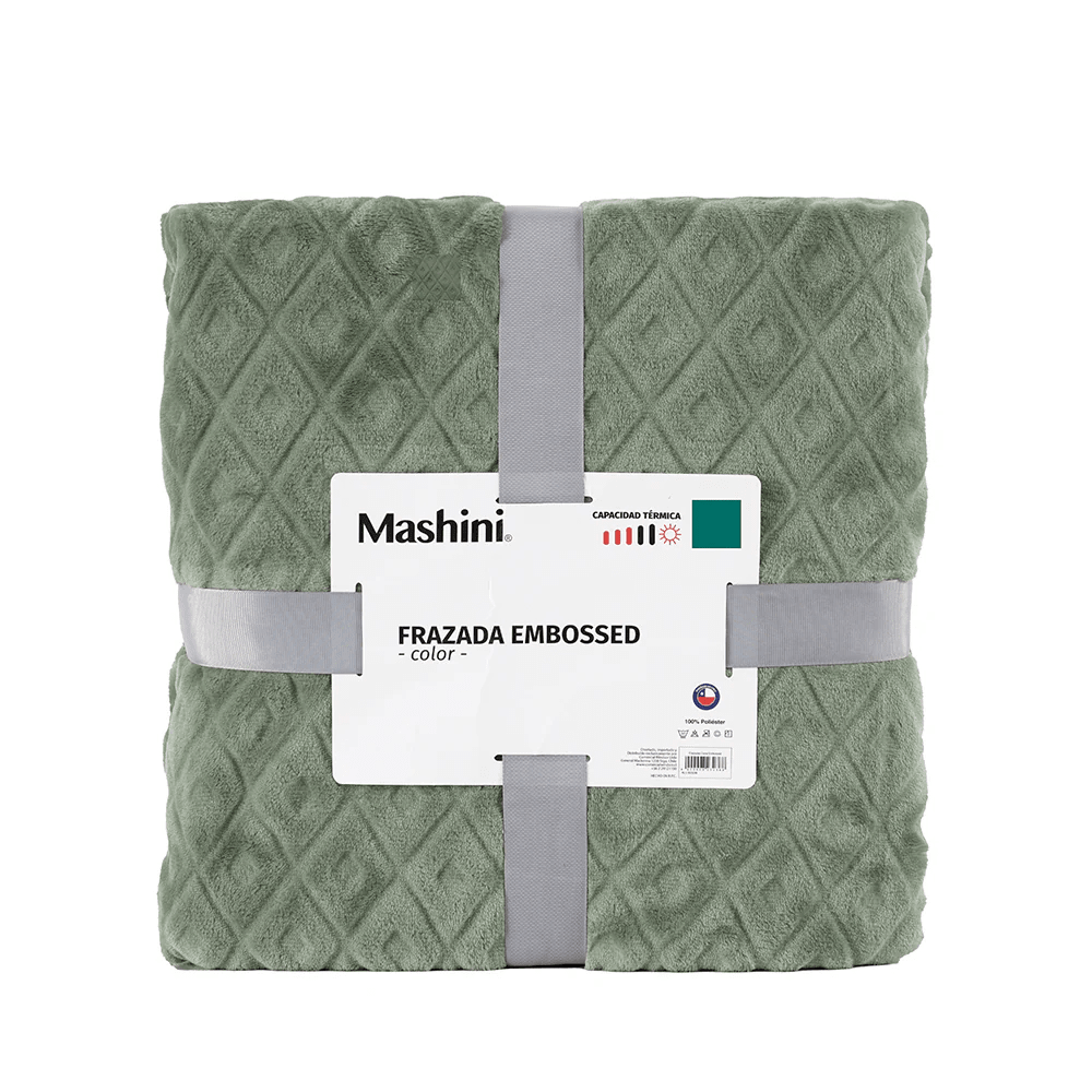 FRAZADA EMBOSSED KING MASHINI6