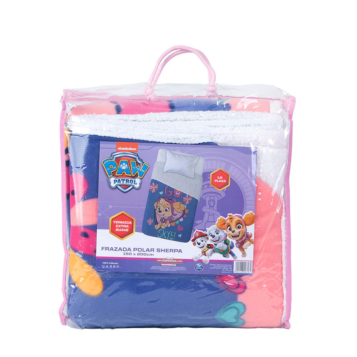 FRAZADA SHERPA PAW PATROL4