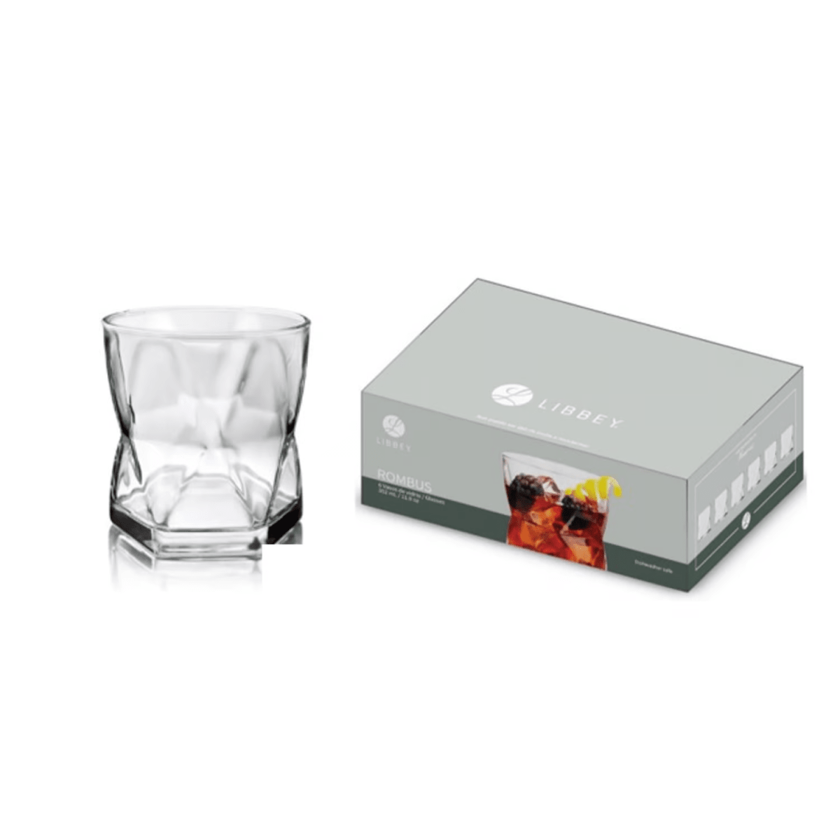SET 6 VASOS LIBBEY ROMBUS6