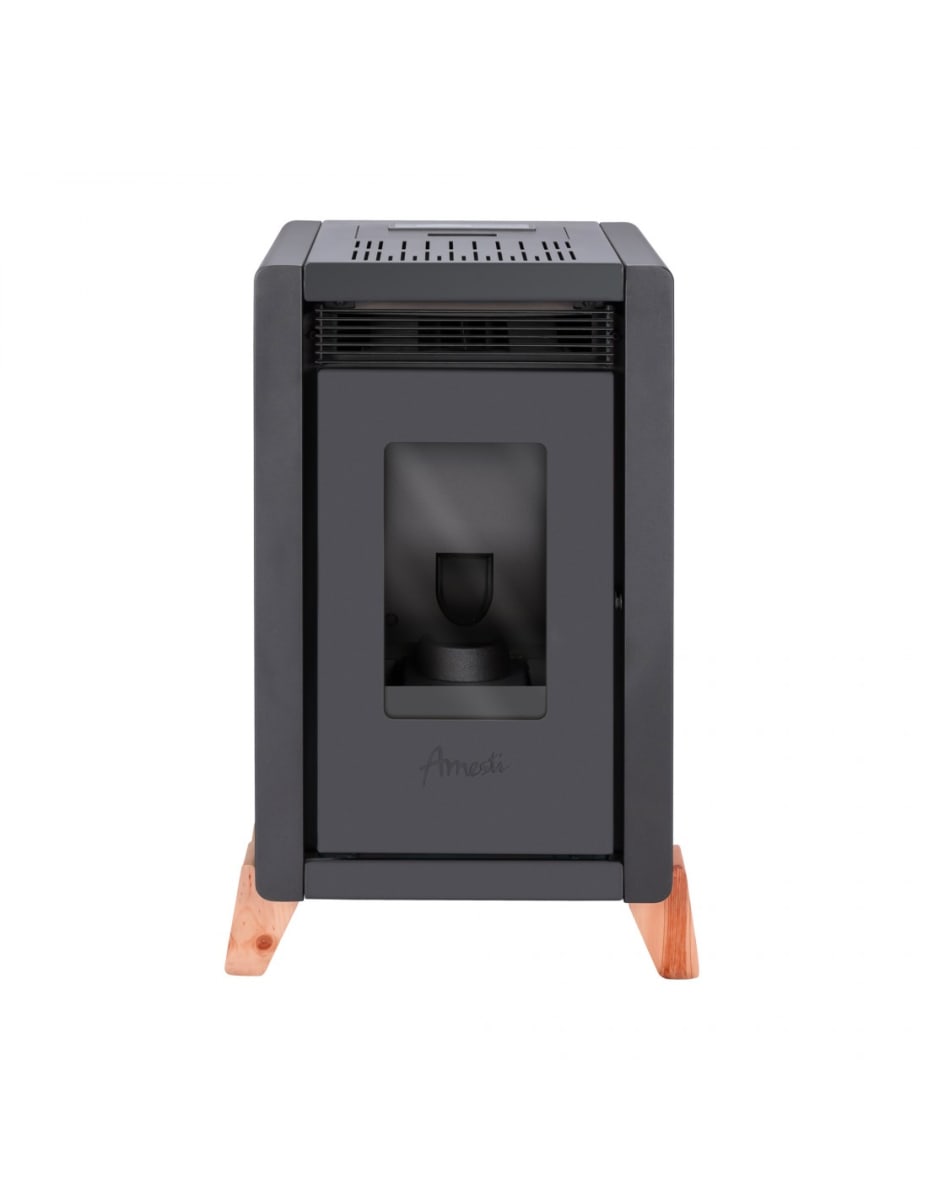 ESTUFA A PELLET BAMBU 6000 NEGRO AMESTI3