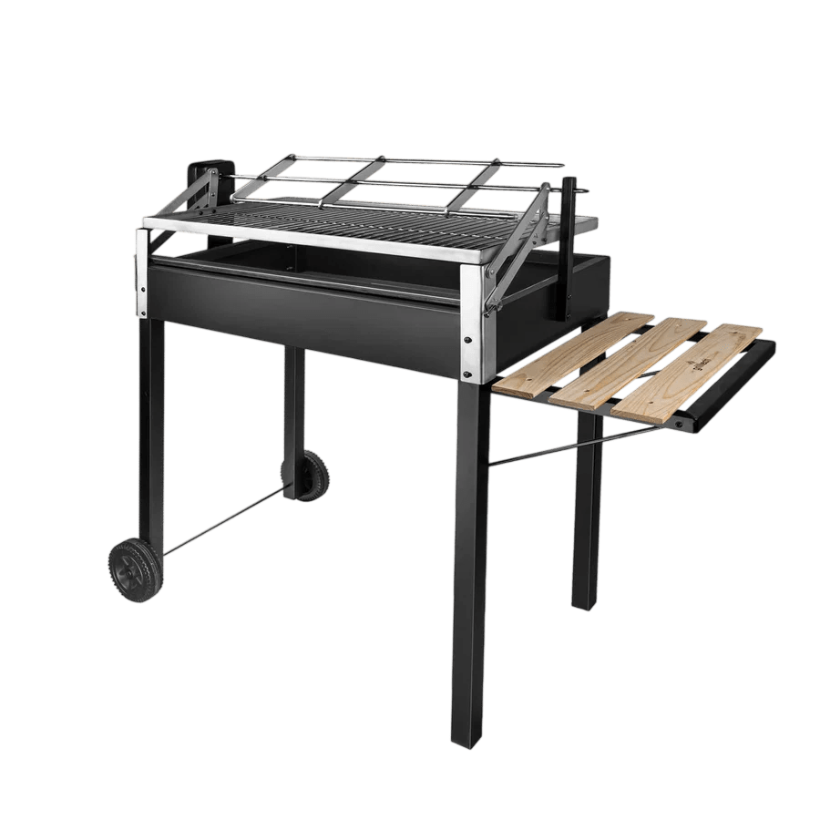 PARRILLA MAGALLÁNICA CON ESPIEDO + KIT ASADO GRILLTECH2