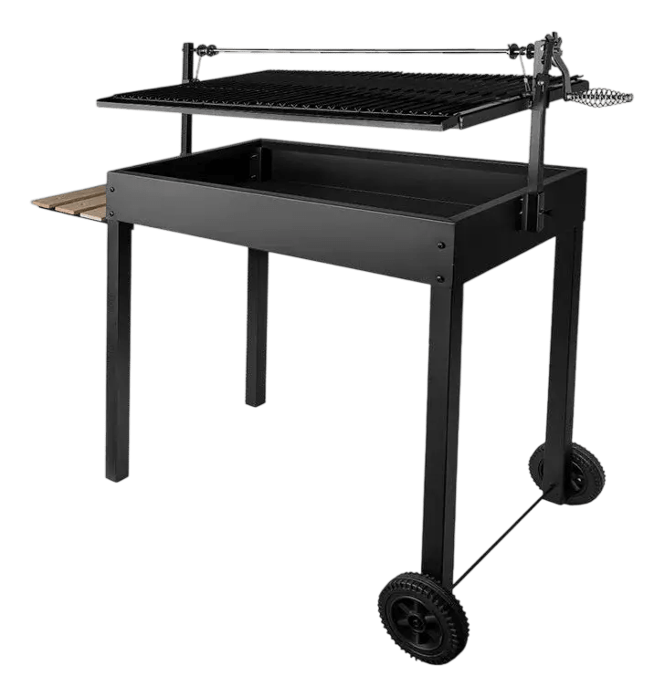 PARRILLA MAGALLÁNICA ENLOZADA + KIT ASADO GRILLTECH2