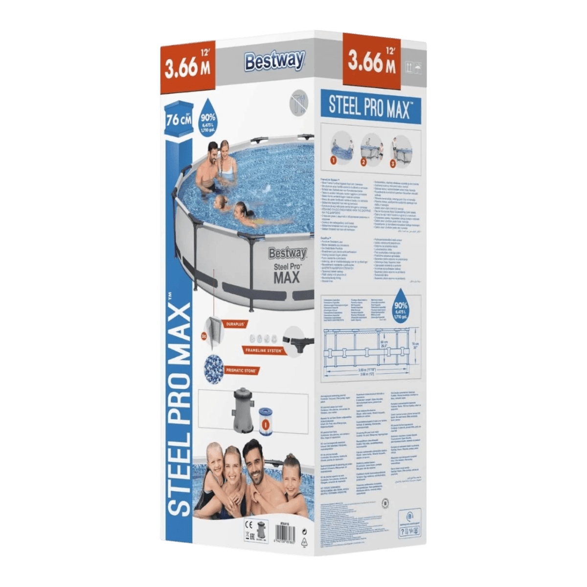 PISCINA ESTRUCTURAL STEEL PRO MAX 3.661
