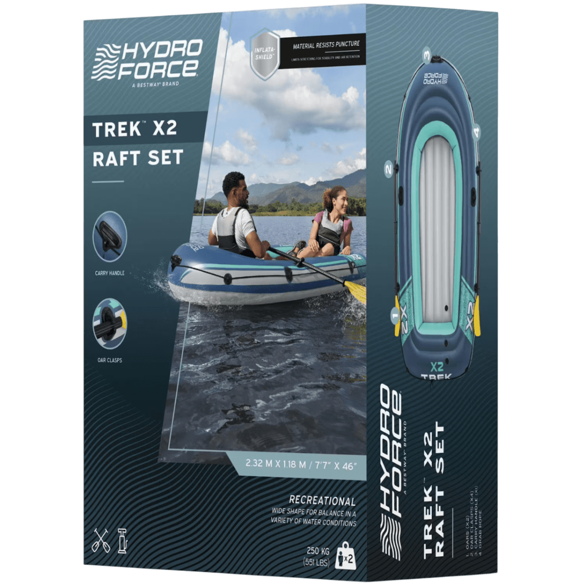 BOTE INFLABLE HYDRO FORCE TRECK X21