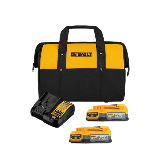 KIT 2 BATERÍAS + CARGADOR + BOLSO DEWALT1