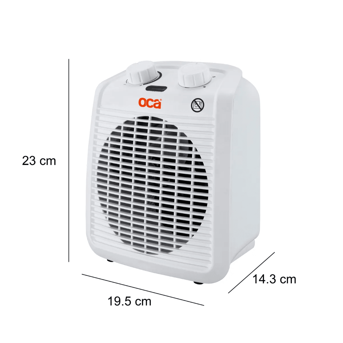 TERMOVENTILADOR ELECT. BLANCO OCA MT2025-162