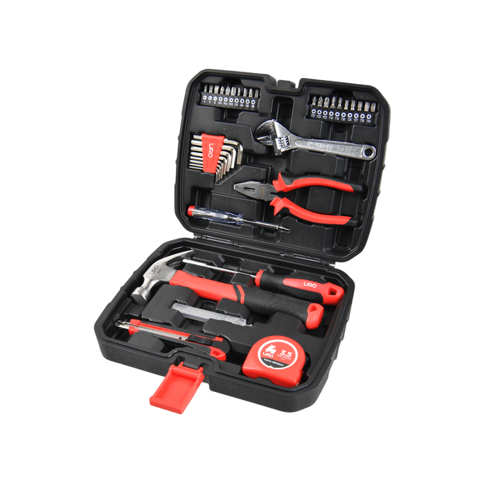 SET HERRAMIENTAS MANUALES 45 PIEZAS URO1