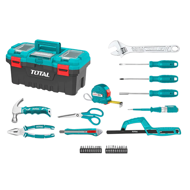 CAJA HERRAMIENTAS + 32 ACCESORIOS TOTAL1