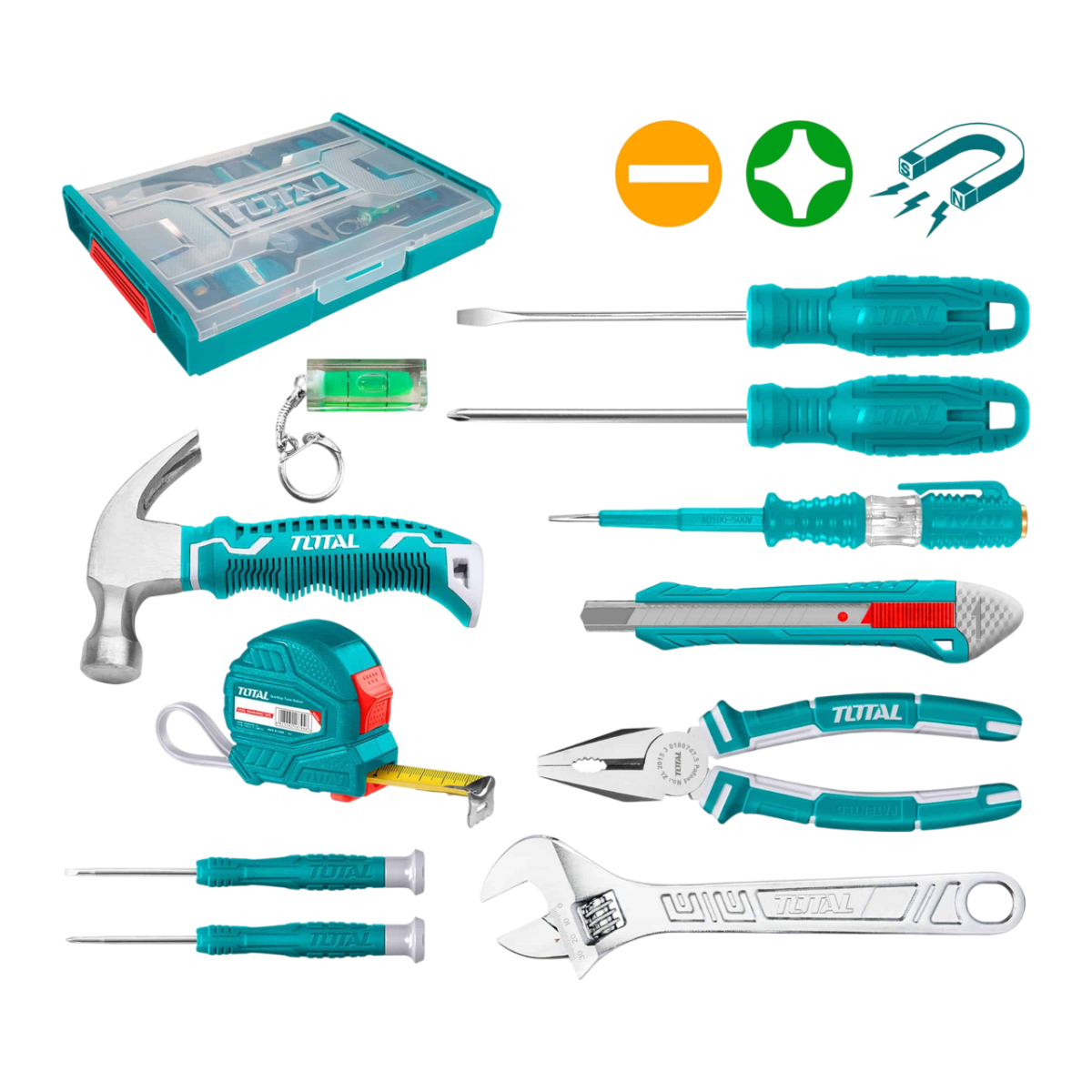 SET HERRAMIENTAS MANUALES 11 PIEZAS TOTAL1