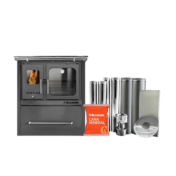 COCINA EUROPEA M90 GRIS C/KIT 6