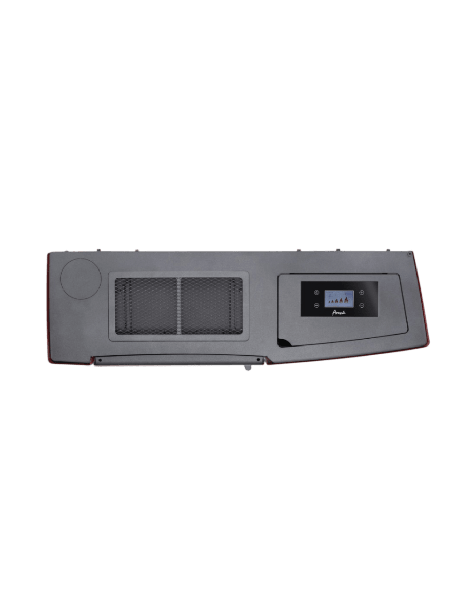 CALEFACTOR A PELLET SLIM 9000 ROJO AMESTI5