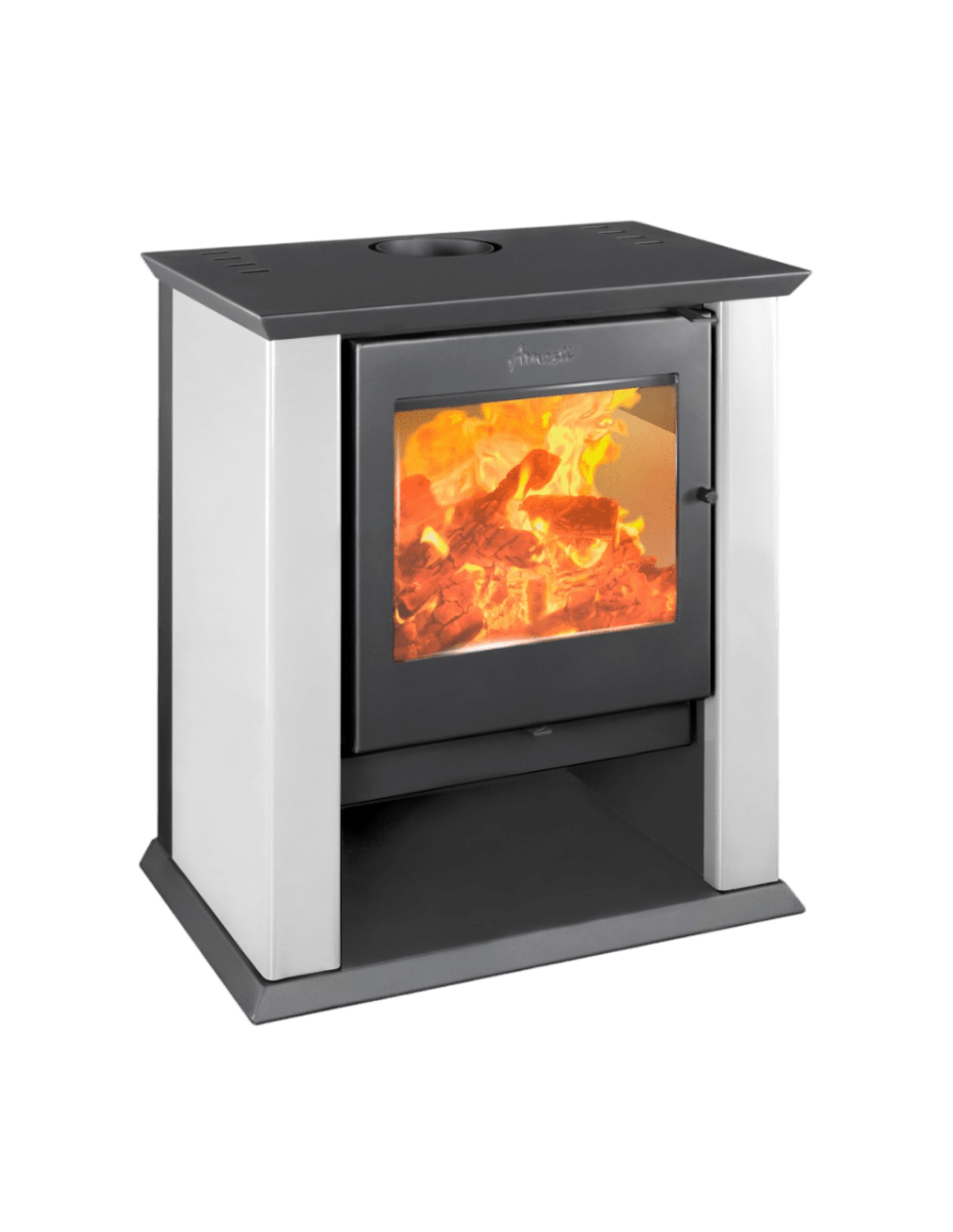 ESTUFA A LEÑA CLASSIC 500 BLANCO AMESTI1