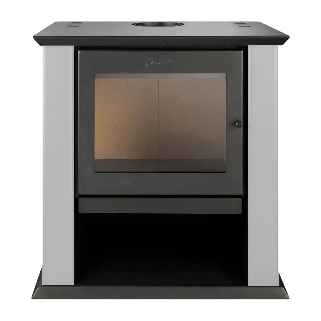 ESTUFA A LEÑA CLASSIC 500 BLANCO AMESTI2