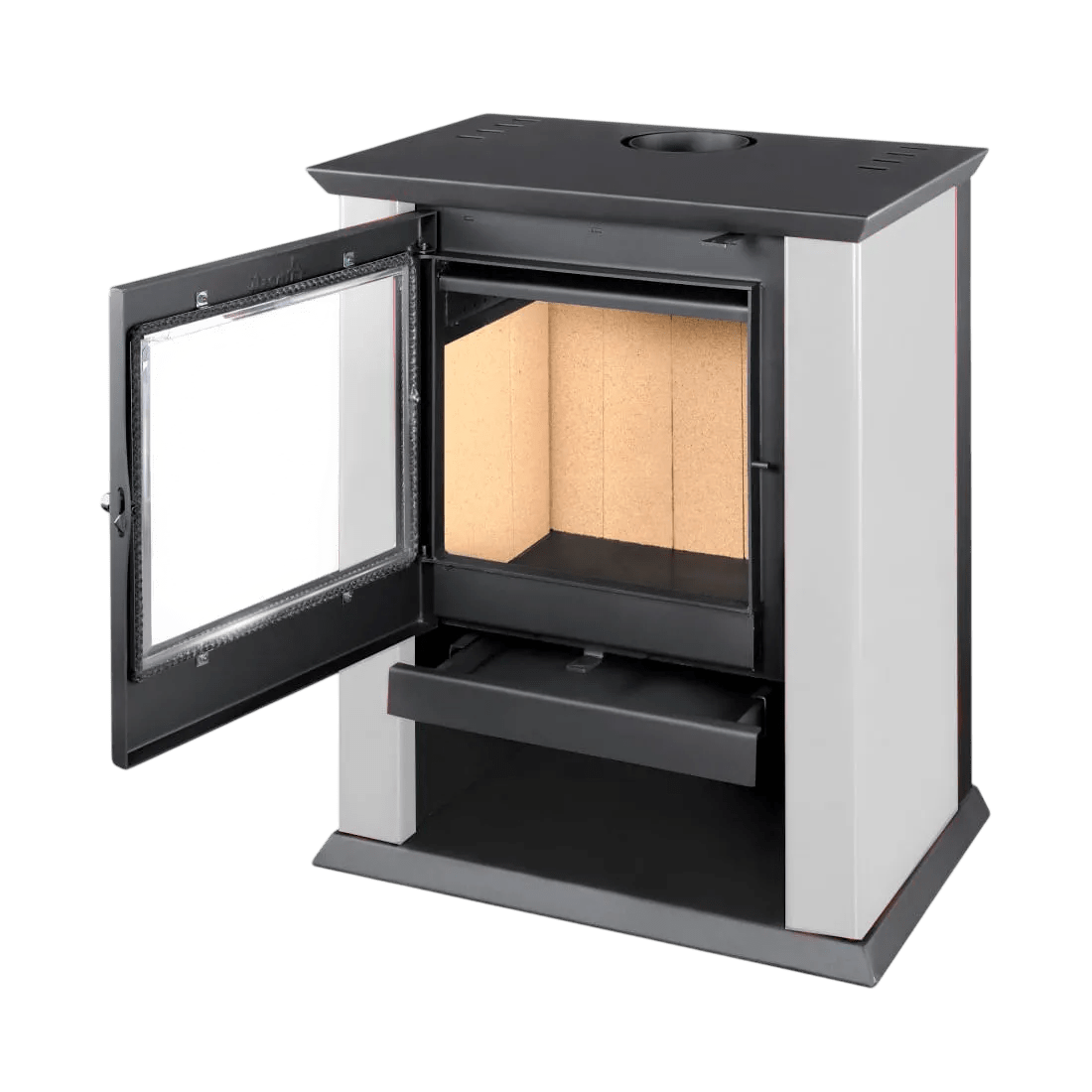 ESTUFA A LEÑA CLASSIC 500 BLANCO AMESTI3