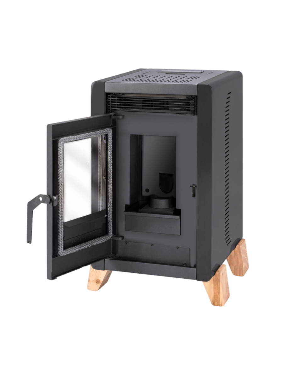 ESTUFA A PELLET BAMBU 6000 NEGRO AMESTI2