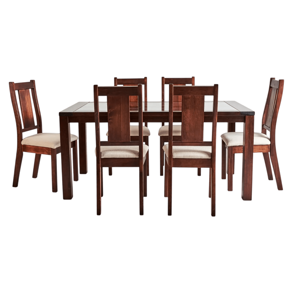 JUEGO COMEDOR SISAL RECT. 6 SILLAS1