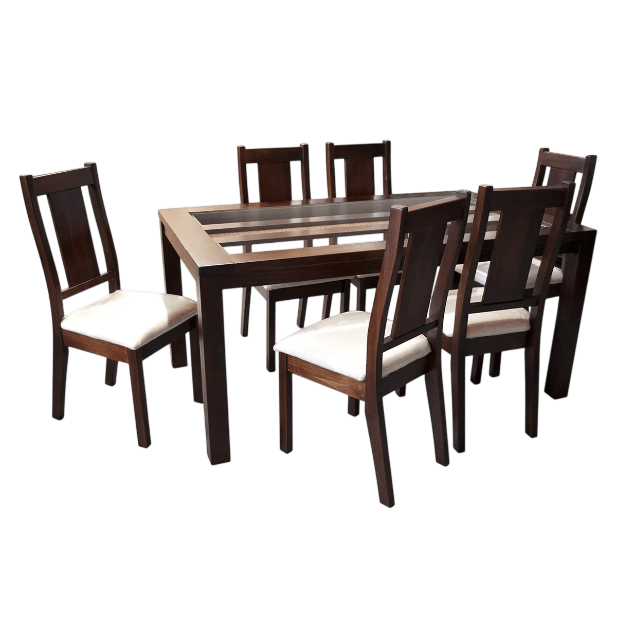 JUEGO COMEDOR SISAL RECT. 6 SILLAS2