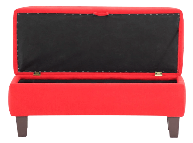 BANQUETA PIECERA 90 CM ROJO2
