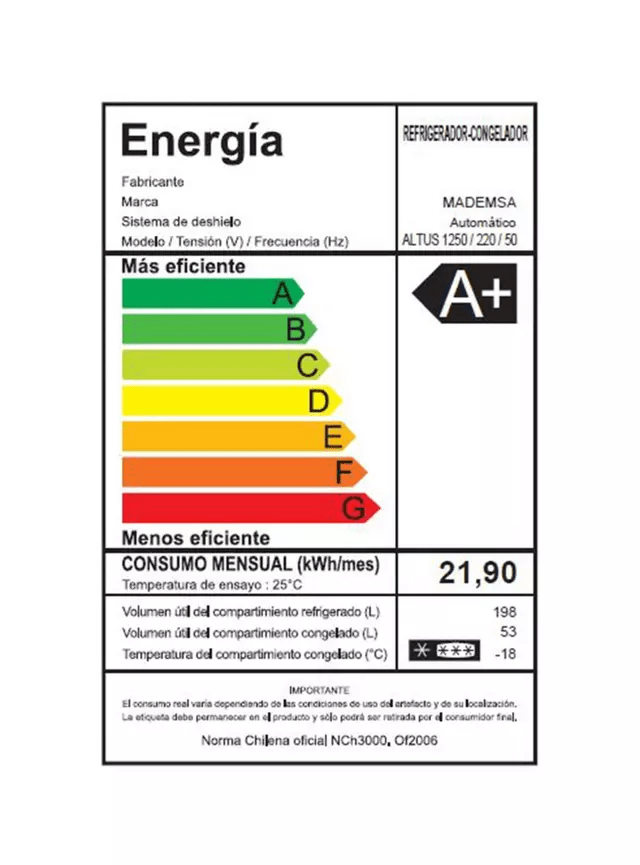 REFRIGERADOR ALTUS 1250 MADEMSA5