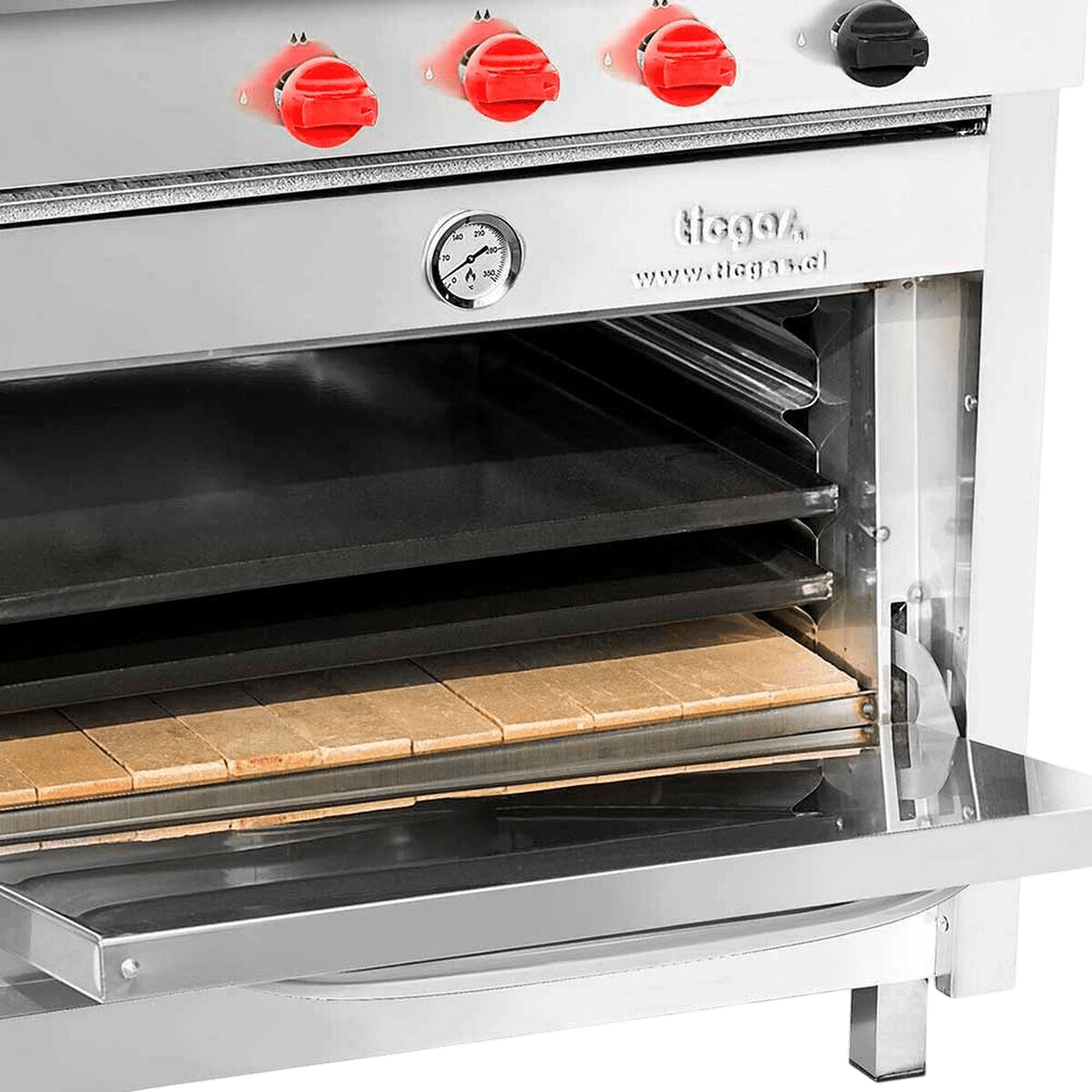 COCINA A GAS 4 PLATOS TICGAS3