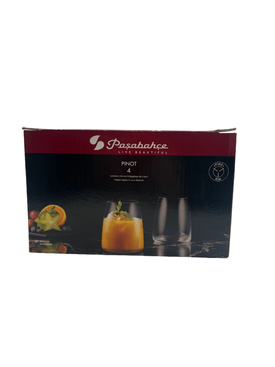 SET 4 VASOS PASABAHCE PINOT3