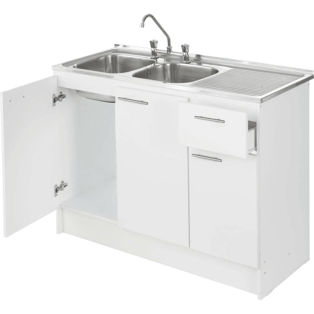 KIT MUEBLE LAVAPLATOS 1.20 MT+ GRIFERIA2