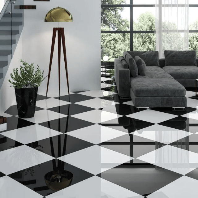 CERAMICA PISO SPAZIO BLANCO BRILLANTE 44X443