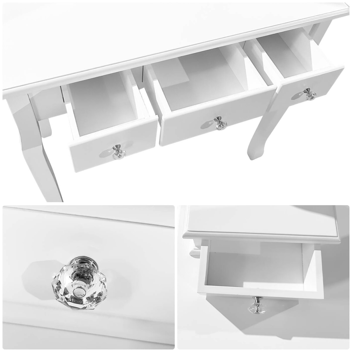 TOCADOR CON ESPEJO OVAL LUZ LED SORENTO2