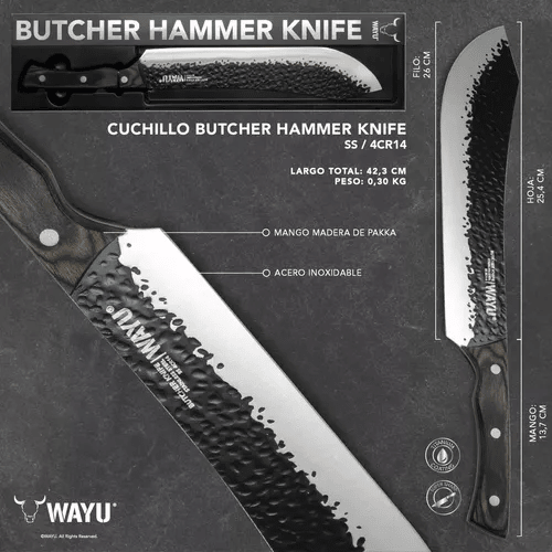 CUCHILLO HAMMER BUTCHER 10 WAYU3