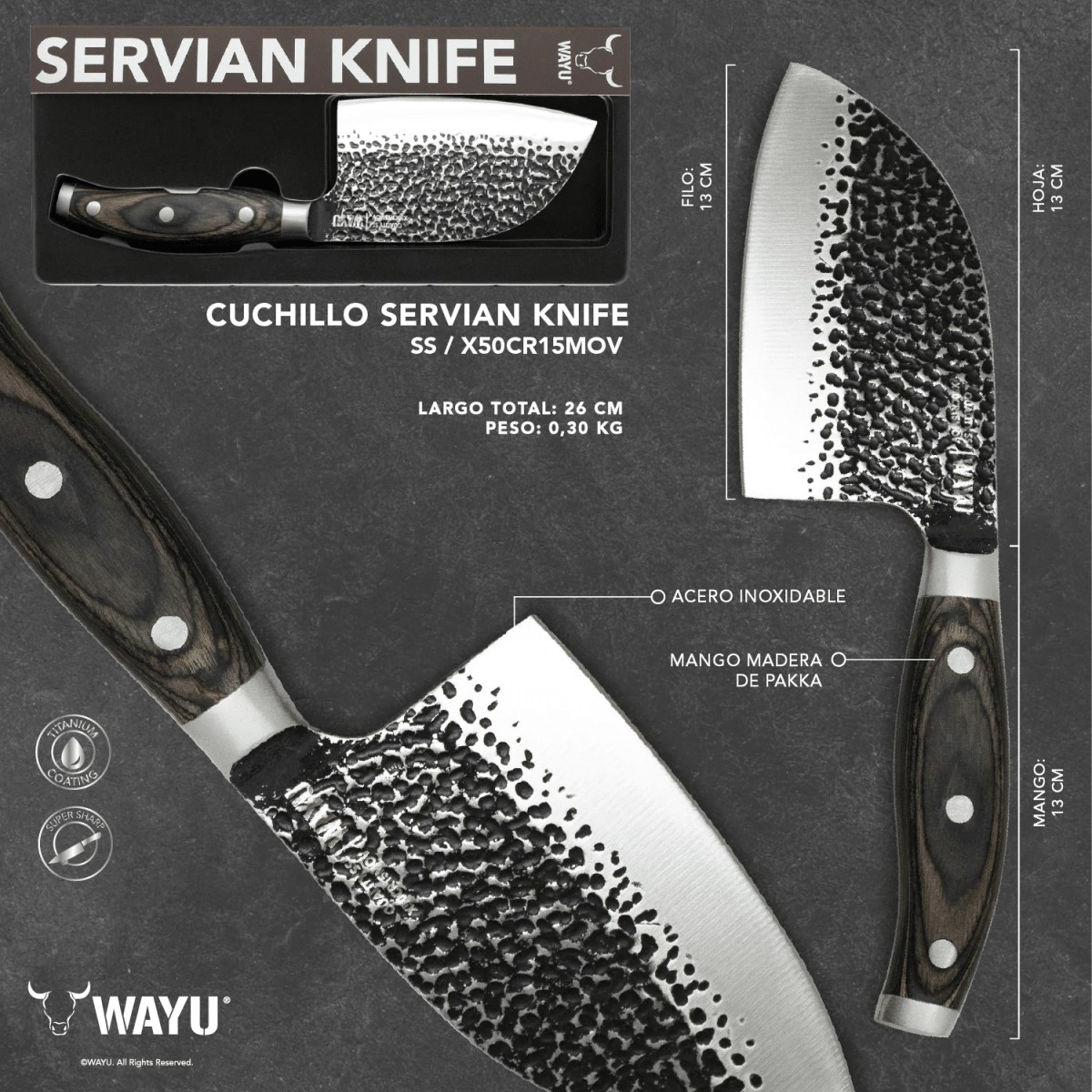 CUCHILLO HAMMER SERBIAN WAYU3