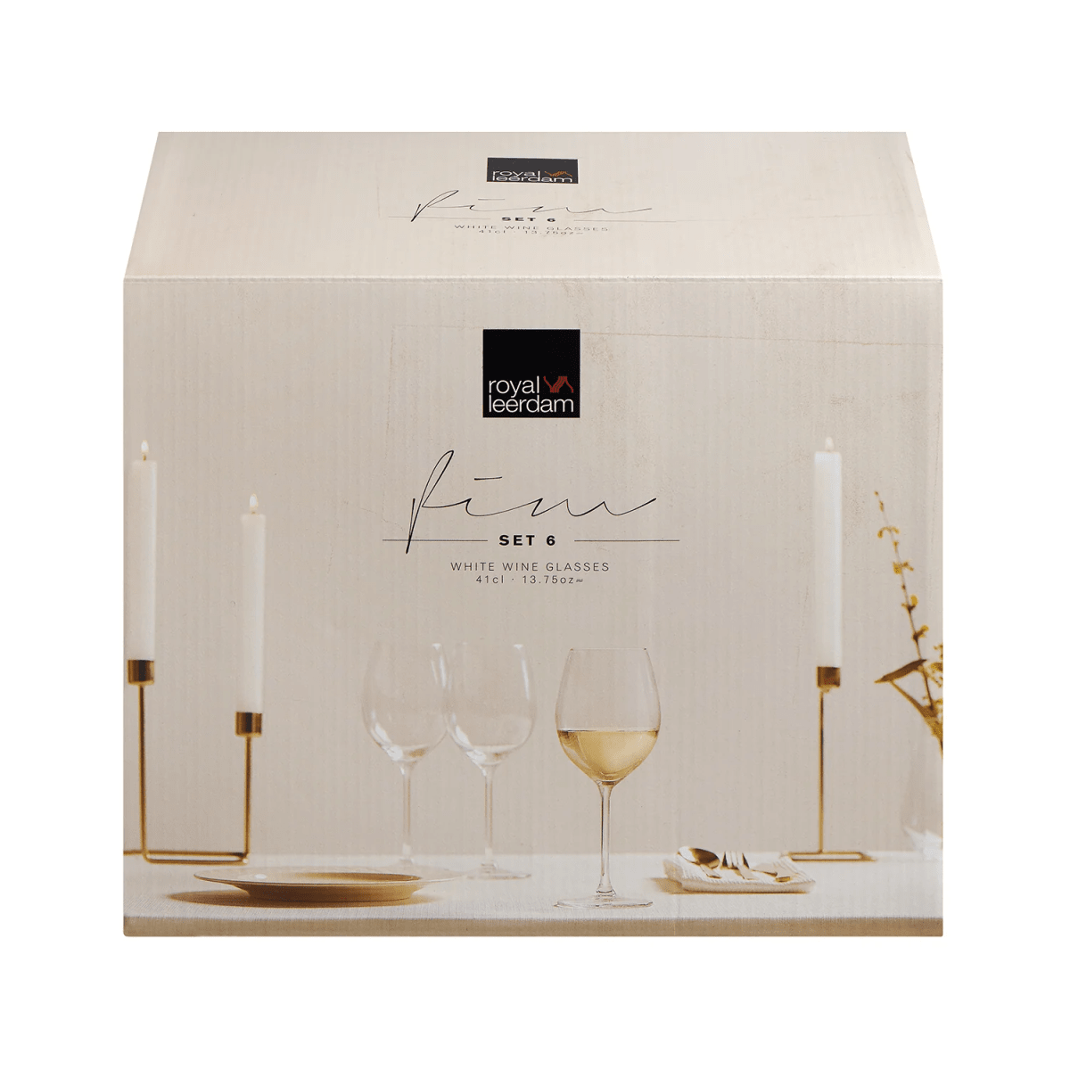 SET 6 COPAS ROYAL LEERDAM RED WINE FIM3