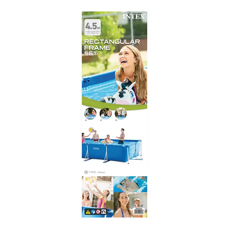 PISCINA RECTANGULAR ESTRUCTURAL 450 x 220 x 84cm2